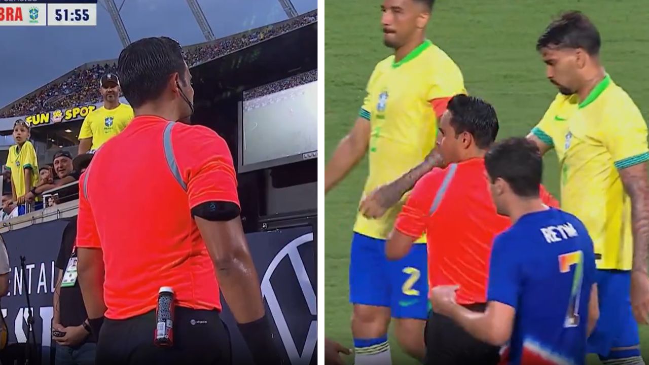 Said Martínez rompe el silencio tras críticas por su arbitraje en el Estados Unidos vs Brasil