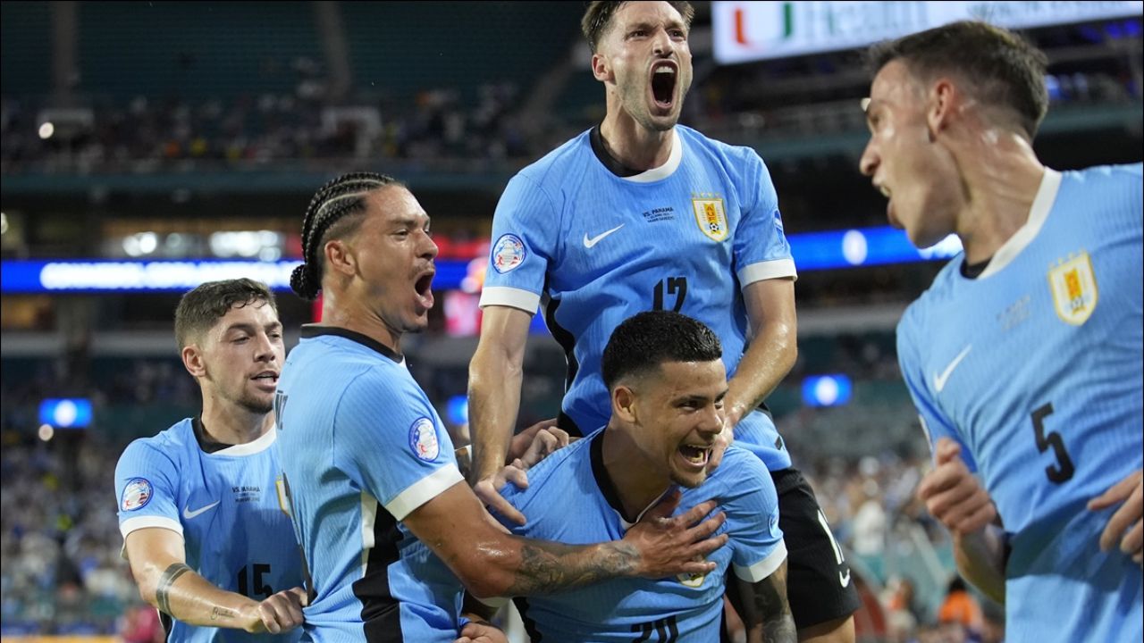 Uruguay debuta con una goleada sobre una combativa Panamá