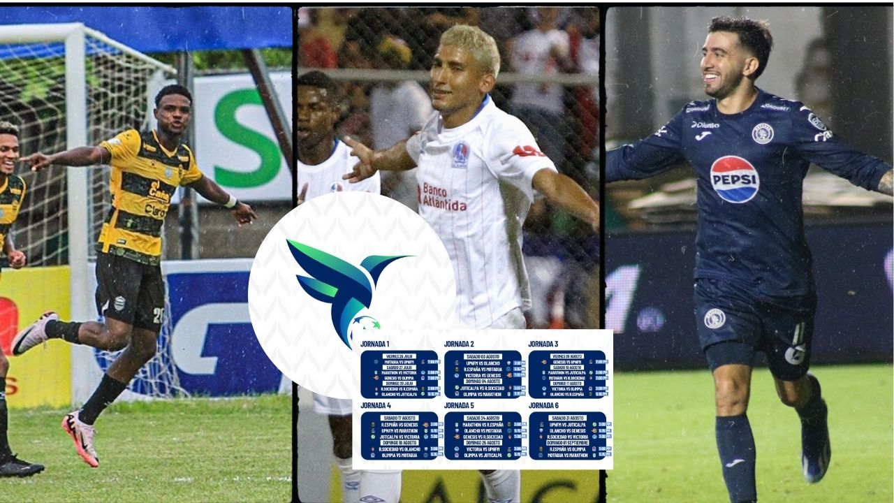 Así se jugará la jornada 2 del Torneo Apertura 2024-25 de la Liga Nacional en Honduras