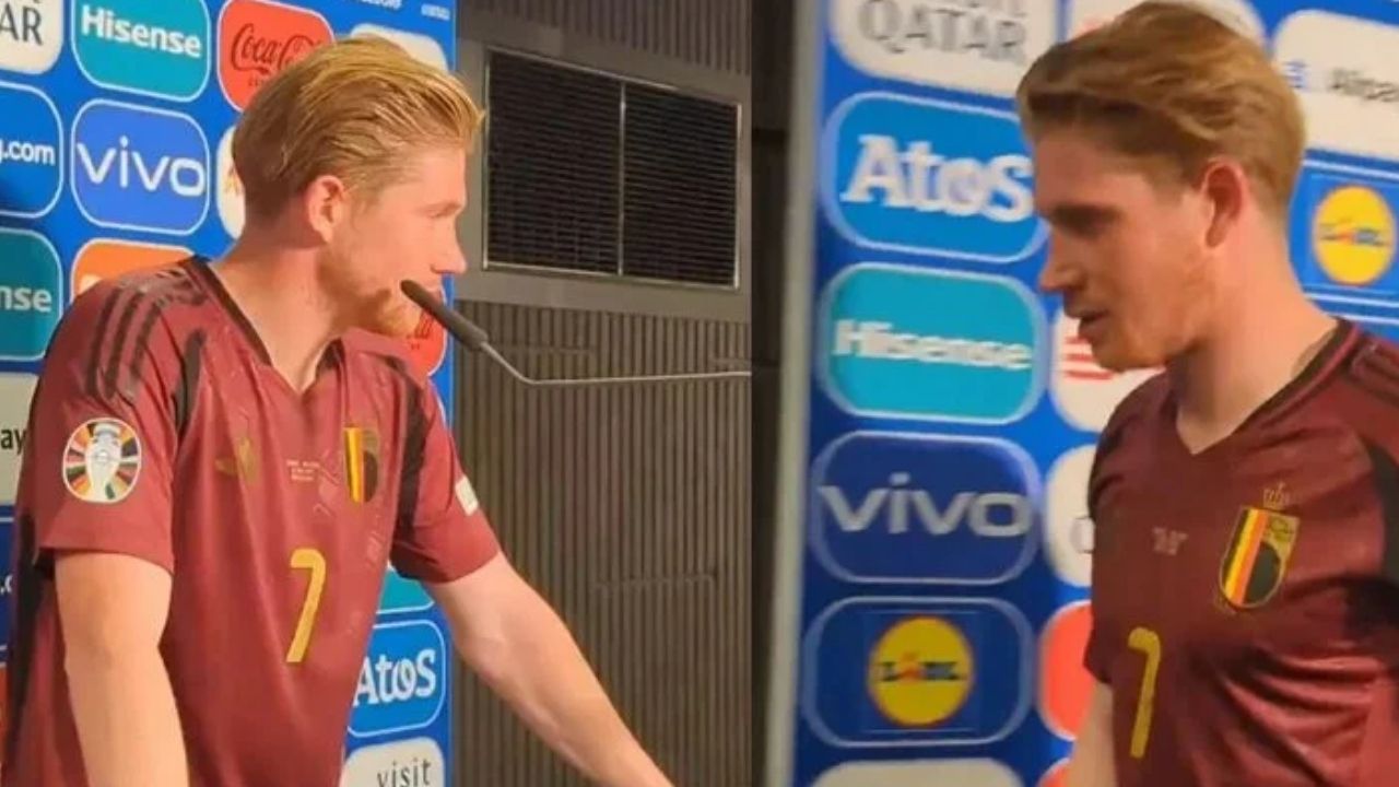 Kevin De Bruyne explota contra periodista tras eliminación de la Euro 2024