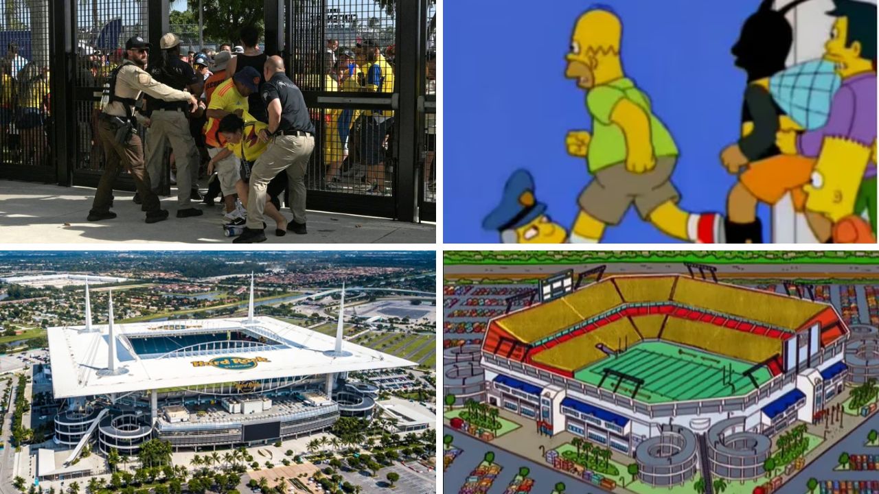 Los Simpson predijeron disturbios previos a la final de la Copa América en Miami