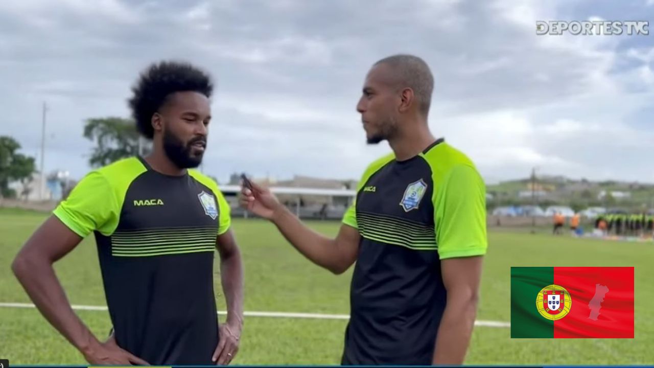 Eddie Hernández sorprende entrevistando a su compañero en portugués