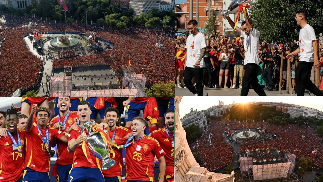 Así fue celebración de España tras ganar la Eurocopa 2024