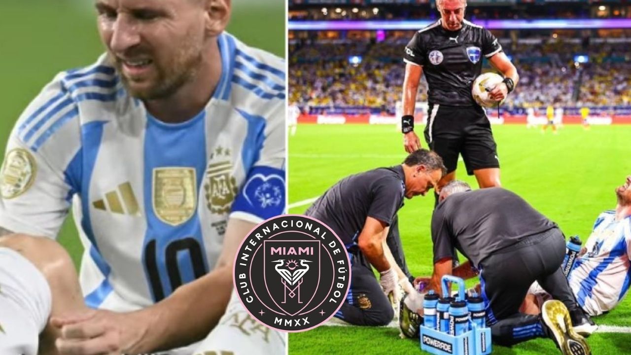 Inter Miami confirma de lesión de Lionel Messi tras la final de la Copa América