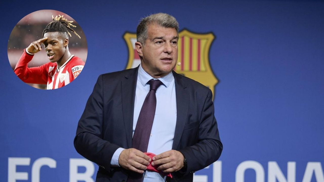 Joan Laporta revela que Barcelona puede fichar a Nico Williams
