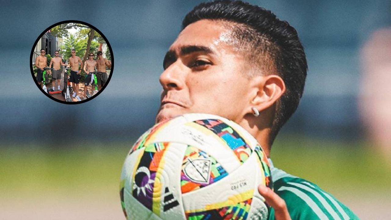 Luis Palma pasea 'sin ropa' en Estados Unidos en pretemporada del Celtic