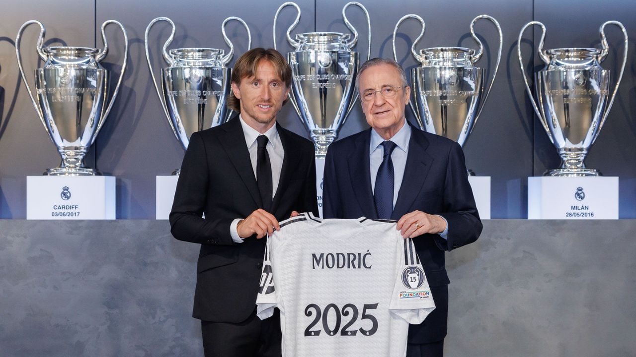 Real Madrid renueva por un año más a Luka Modric