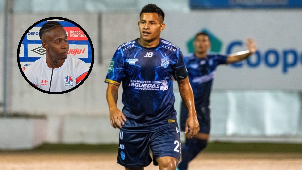 Patón Mejía se defiende jugador del Olimpia que le señalo 'error' que cometió en su carrera