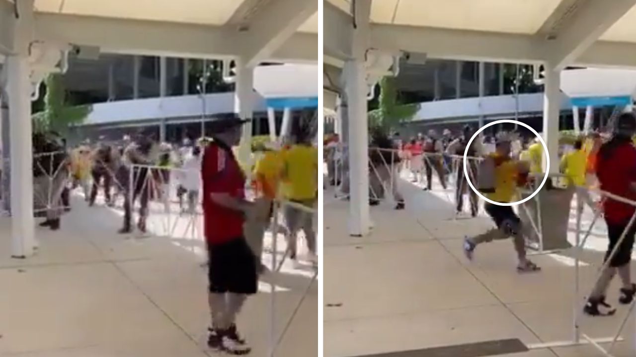 Aficionados colombianos protagonizan disturbios y provocan demora en la final de Copa América