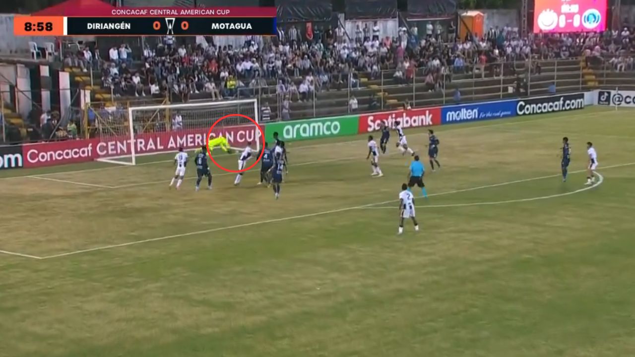 Así fue el gol de Diriangén ante Motagua en la Copa Centroamericana