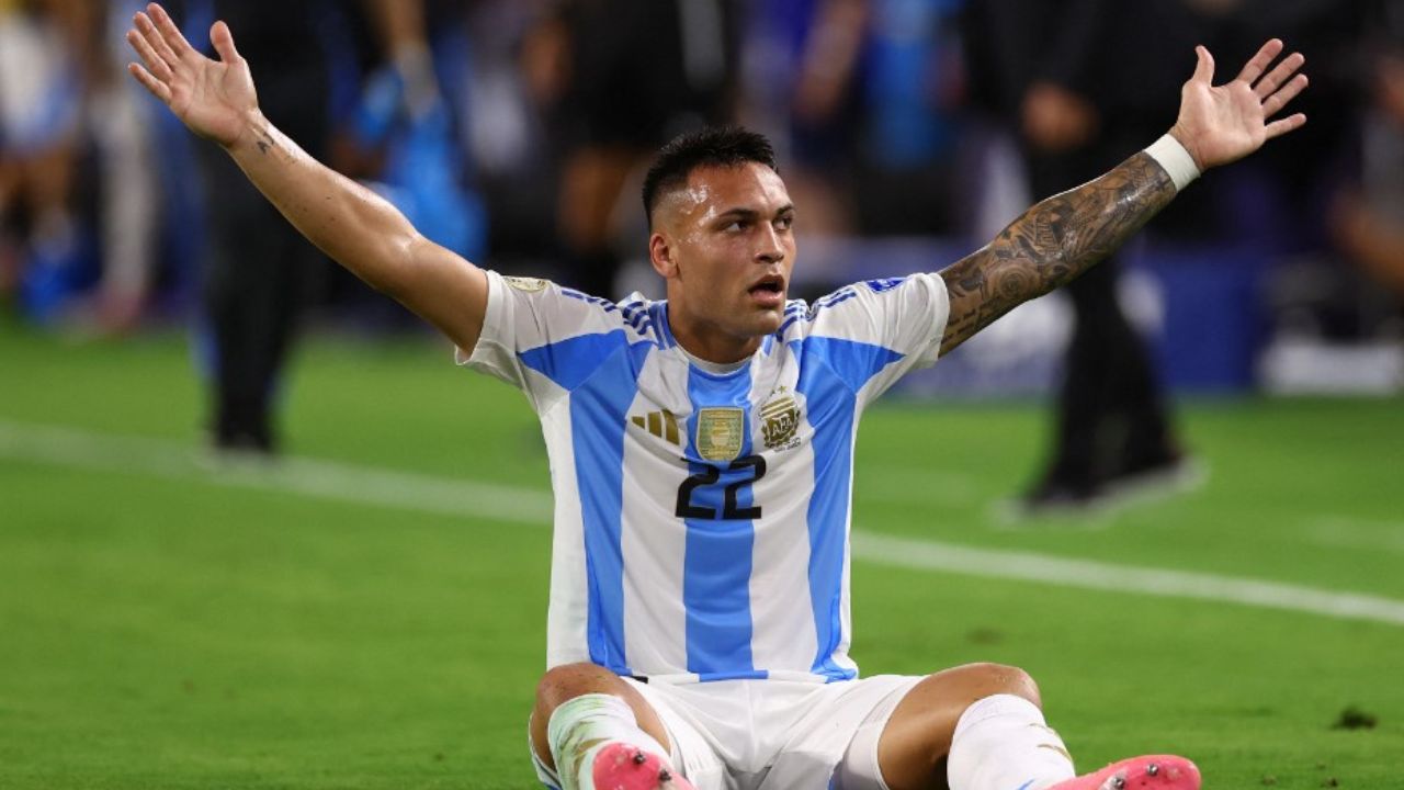 Así fue el gol de Lautaro Martínez para el triunfo de Argentina en Copa América
