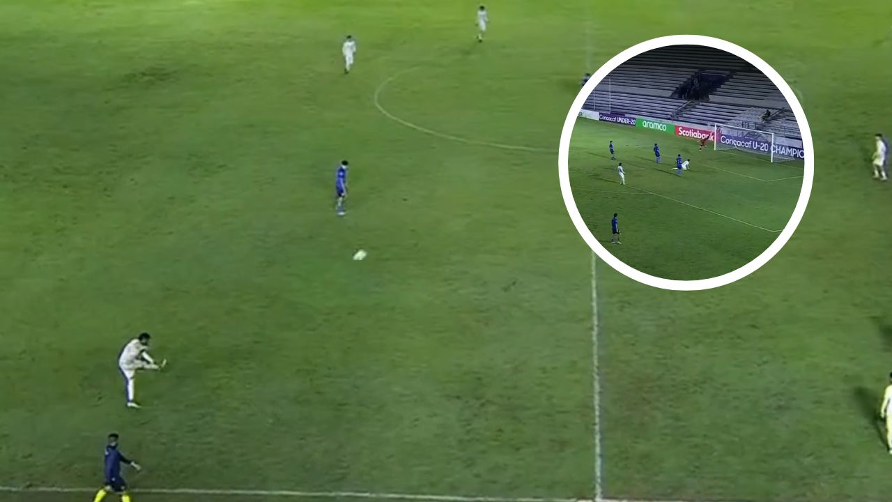 Afronit Tatum sella el triunfo de Honduras con gol detrás del mediocampo en Premundial