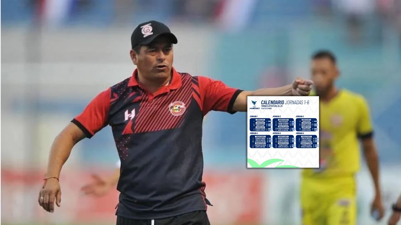Reynaldo Tilguath y su reacción tras el anuncio del calendario del torneo Apertura 2024