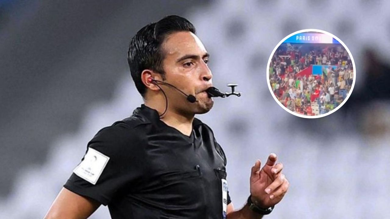 Said Martínez envuelto en polémica durante partido de los Juegos Olímpicos 2024
