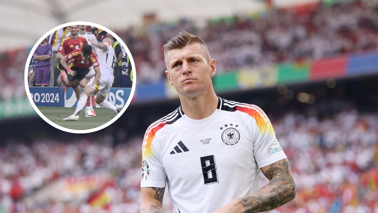 Toni Kroos rompe el silencio tras dura entrada que lesionó a Pedri