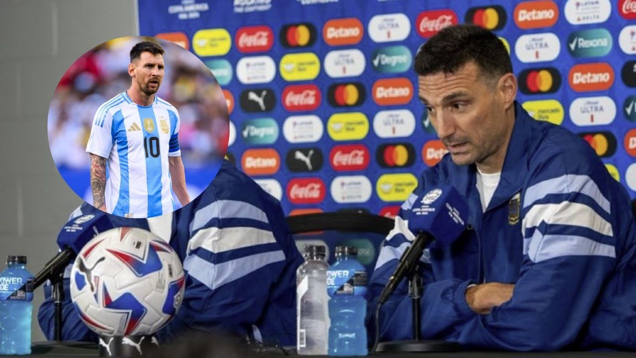 Lionel Scaloni confirmó si Messi jugará o no, la semifinal contra Canadá en la Copa América