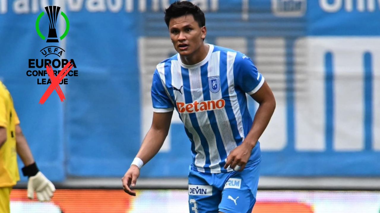 Denil Maldonado y el Craiova quedan eliminados de la Conference League
