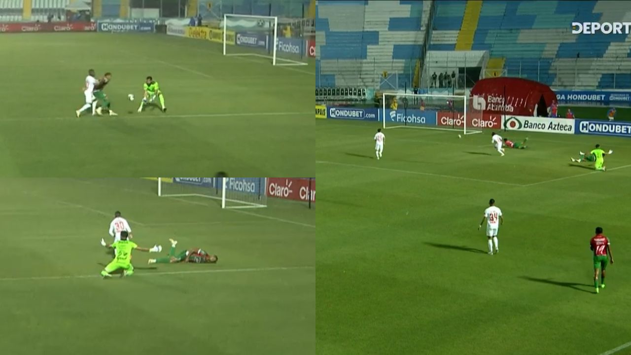 El terrible error de Samudio en el inicio del segundo tiempo del Olimpia vs Marathón