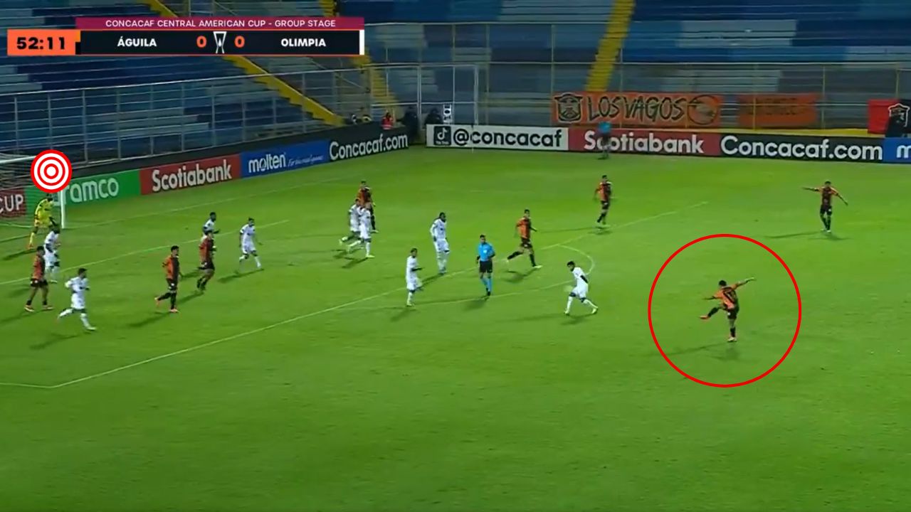 Así fue el golazo de Melvin Cartagena contra Olimpia