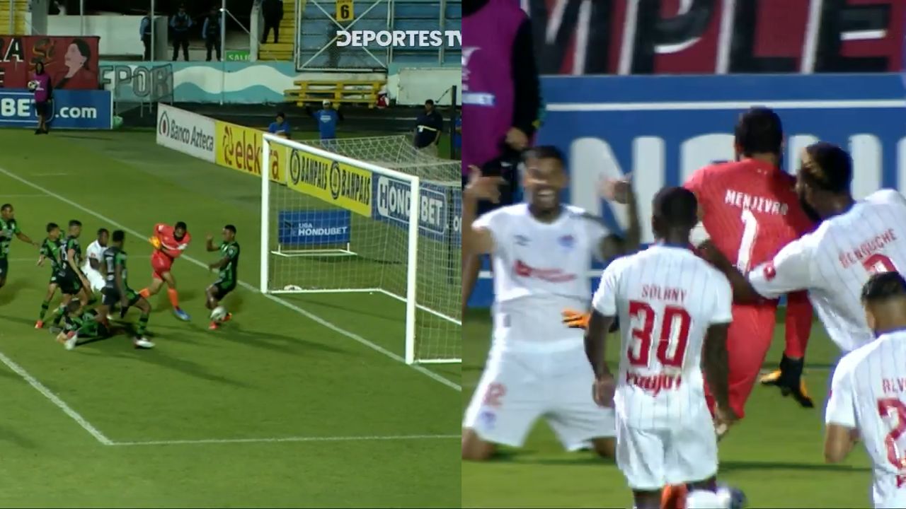 Menjívar anota el gol con el que Olimpia rescata el empate ante Juticalpa