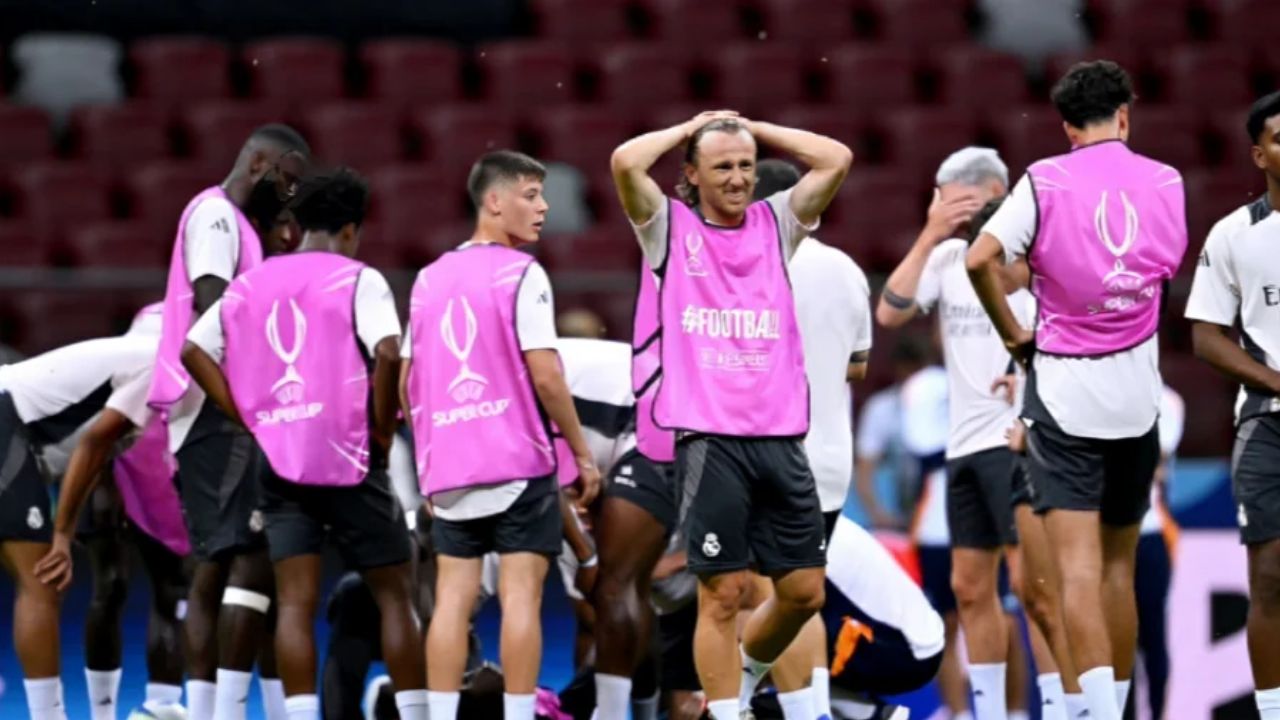 Camavinga recibe dura entrada de Tchouaméni y sería duda para la Supercopa de Europa
