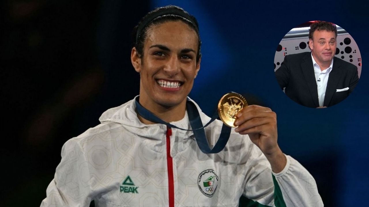 David Faitelson reacciona al oro conseguido por la polémica boxeadora Imane Khelif