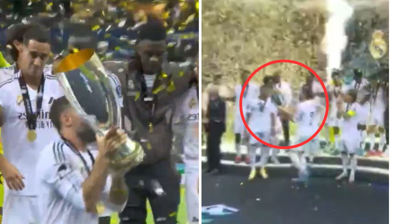 Mbappé y el tremendo gesto que recibió de Carvajal tras alzar la Supercopa de Europa