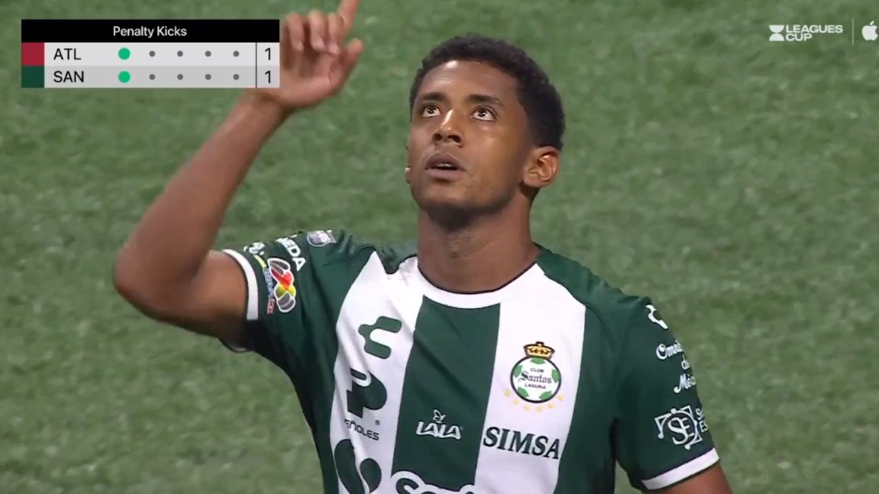 Así fue el gol de Choco Lozano en tanda de penales en el Atlanta United vs Santos Laguna