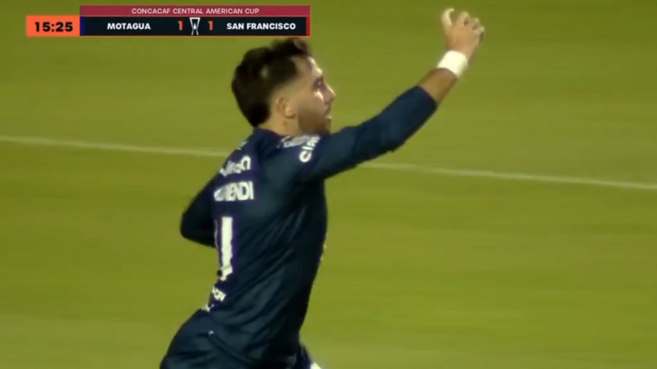 Así fue el gol del empate de Motagua ante San Francisco por la Copa Centroamericana