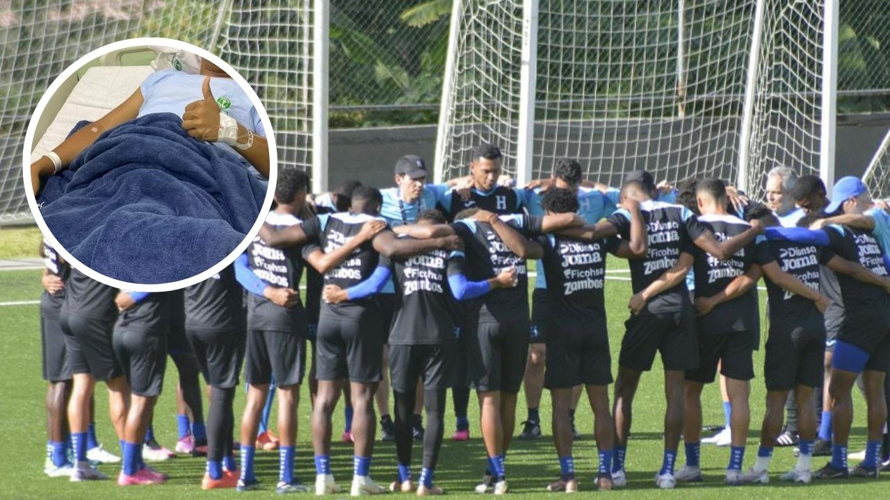 Seleccionado hondureño fue operado de grave lesión y será baja por varios meses