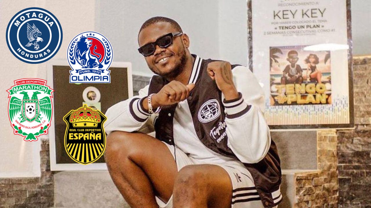 Famoso cantante Key Key revela el club de la Liga Nacional al que apoya