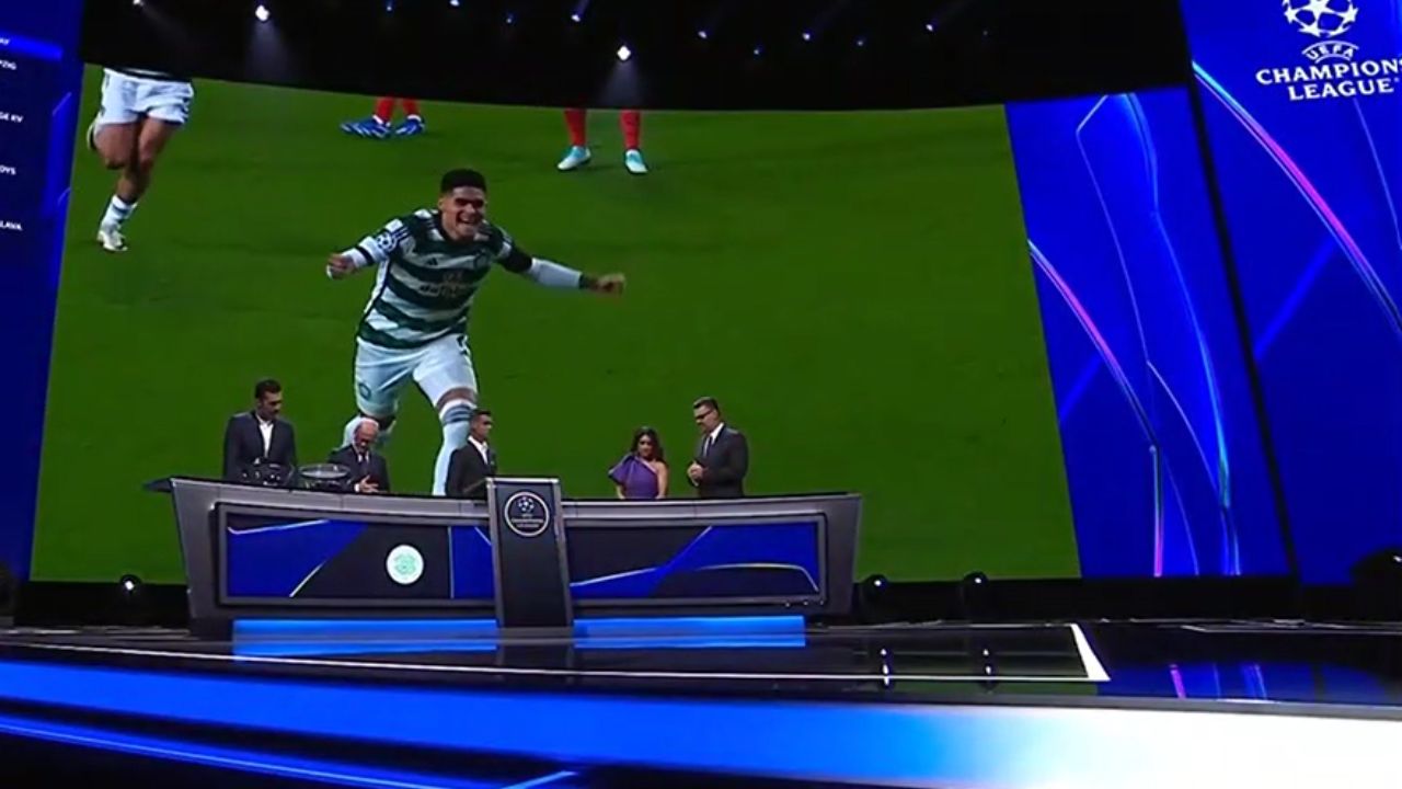 El momento en el que Luis Palma apareció en el sorteo de la Champions League