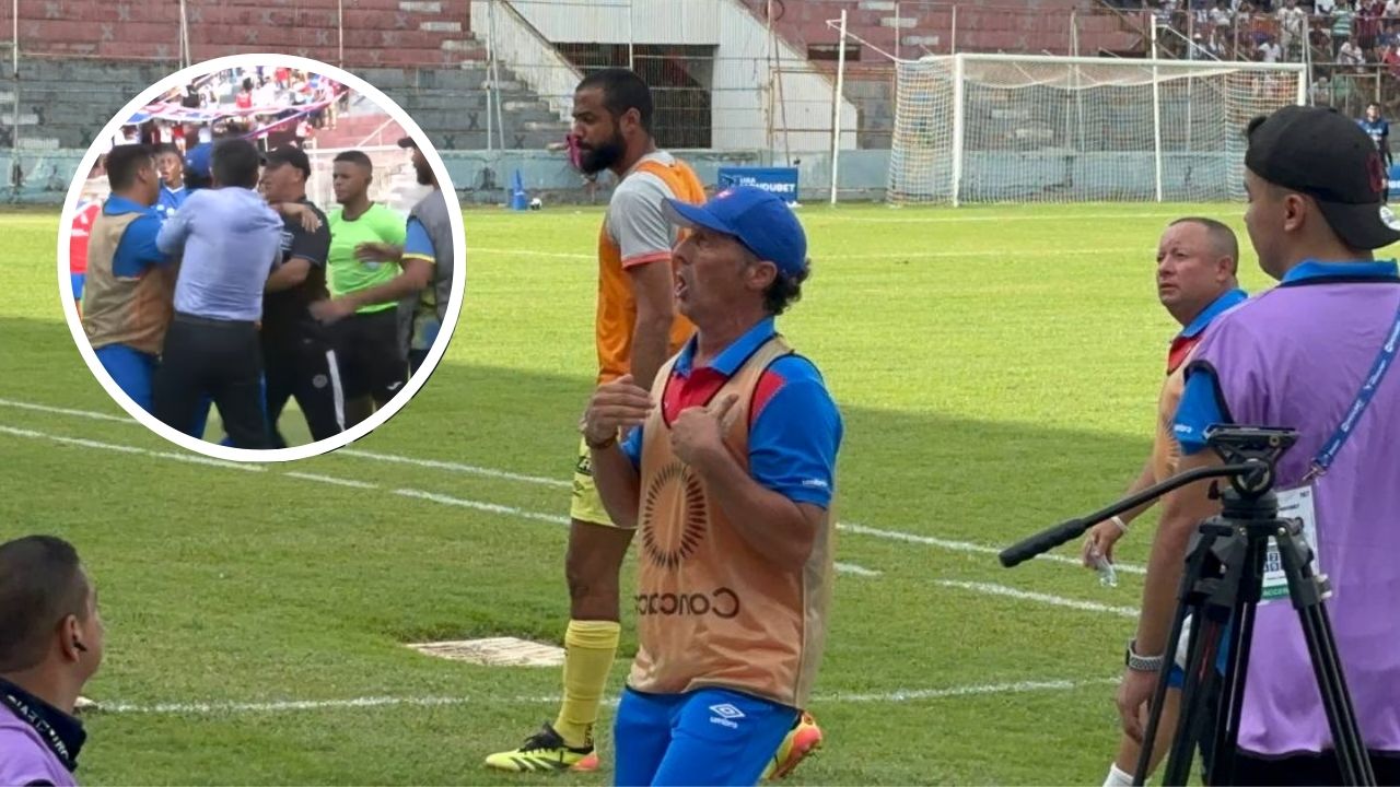 Pedro Troglio confiesa el motivo de su bronca con el árbitro en La Ceiba y anuncia determinación