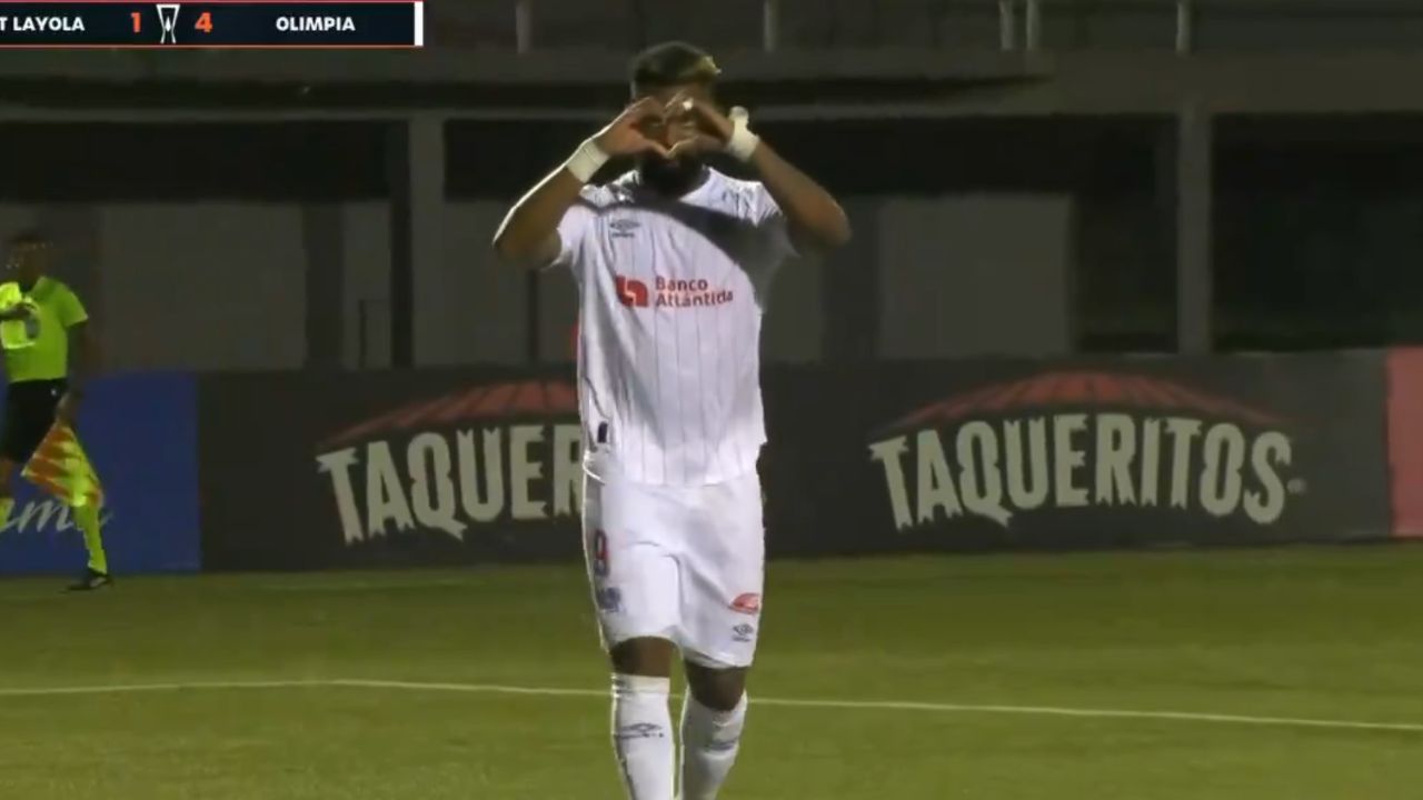 Jorge Benguché anota su primer gol tras su regreso a Olimpia en Copa Centroamericana