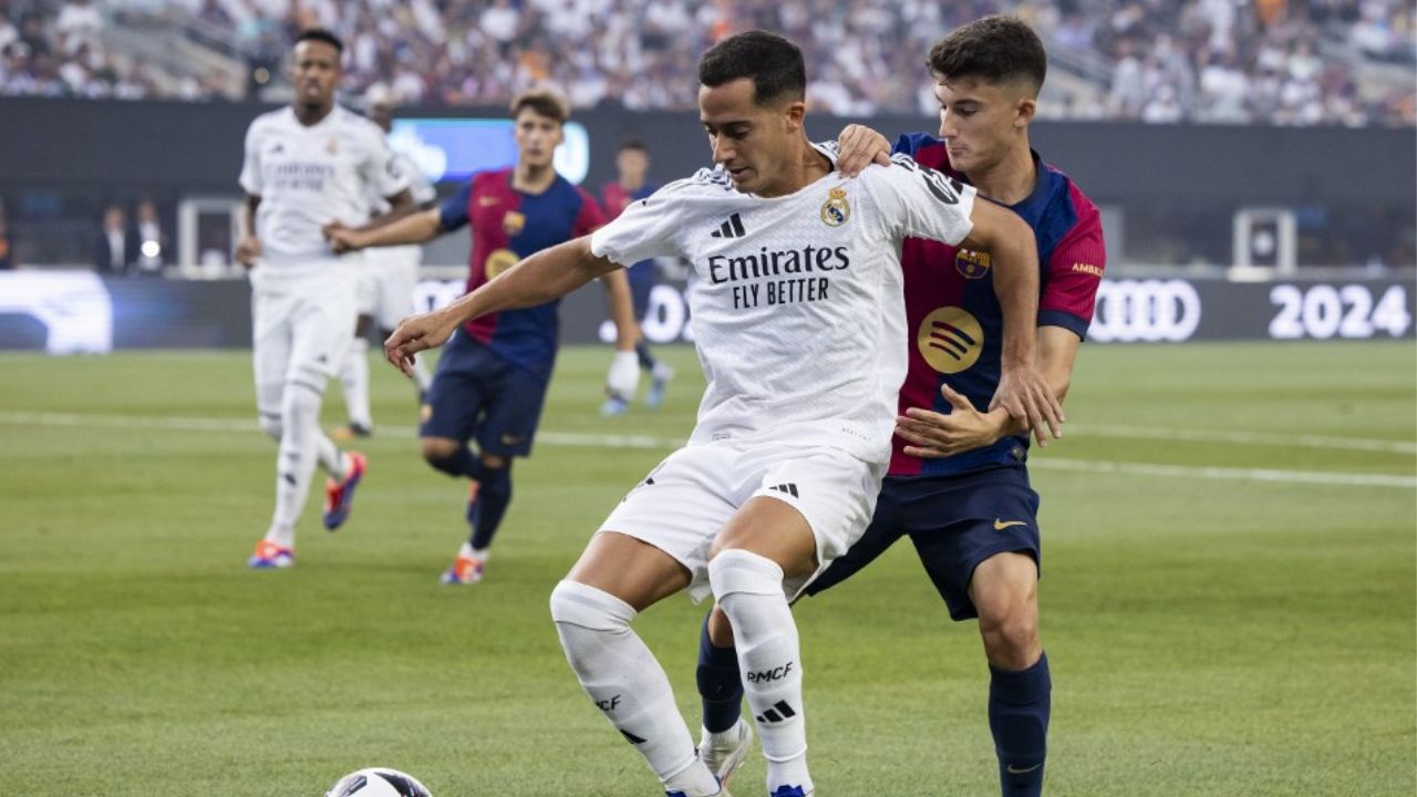 Barcelona doblegó 2-1 al Real Madrid en Nueva York con doblete del juvenil Pau Víctor