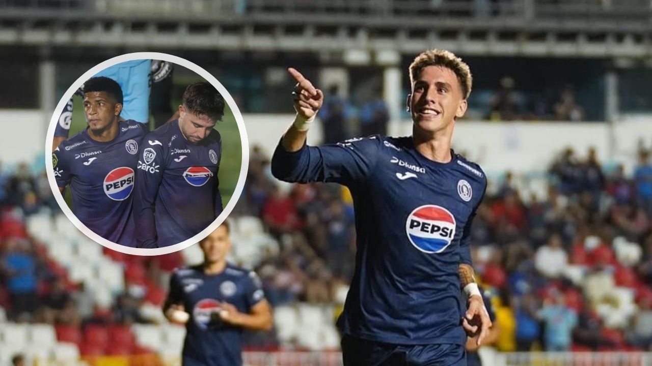 Rodrigo Auzmendi reacciona tras el penal fallado de Agustín en el clásico ante Olimpia