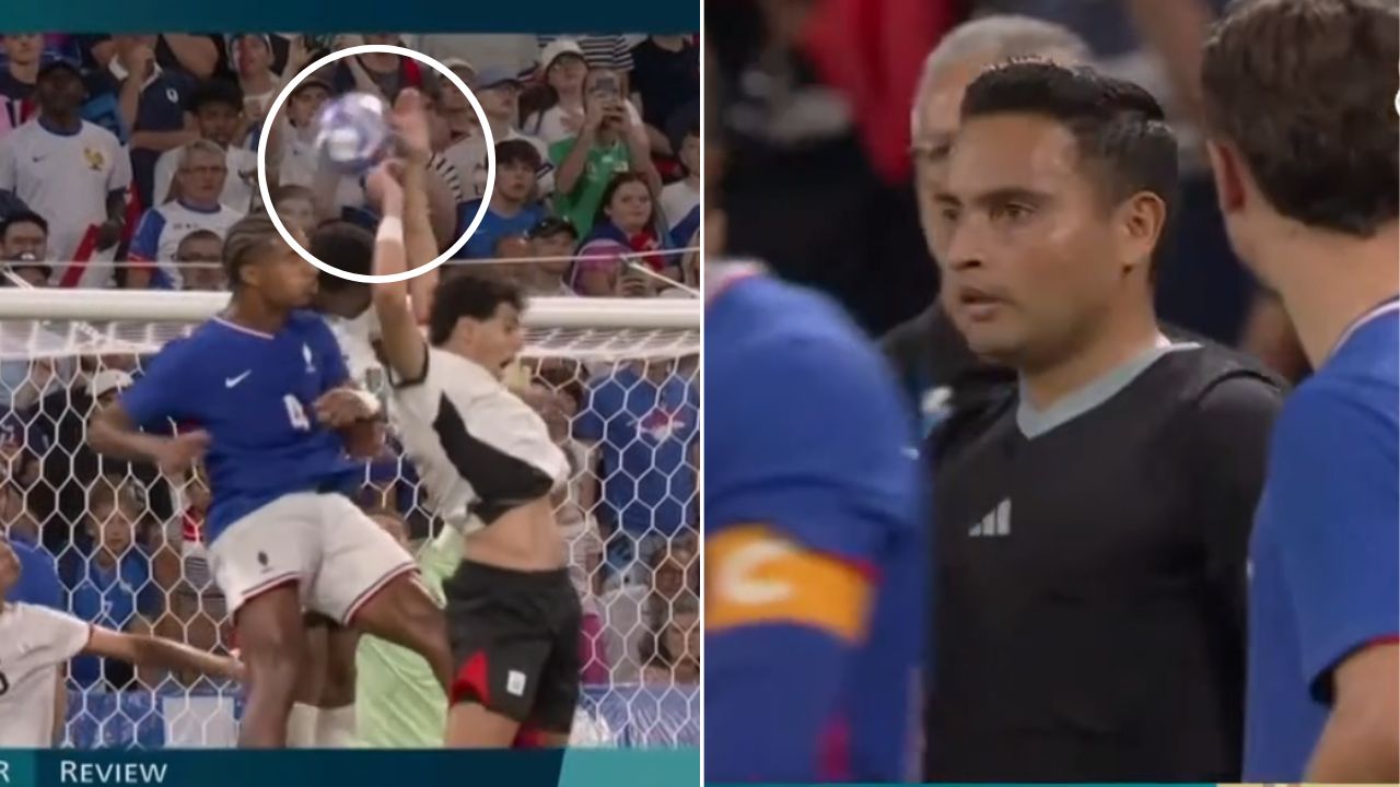 Said Martínez envuelto en polémica en el partido entre Francia vs Egipto
