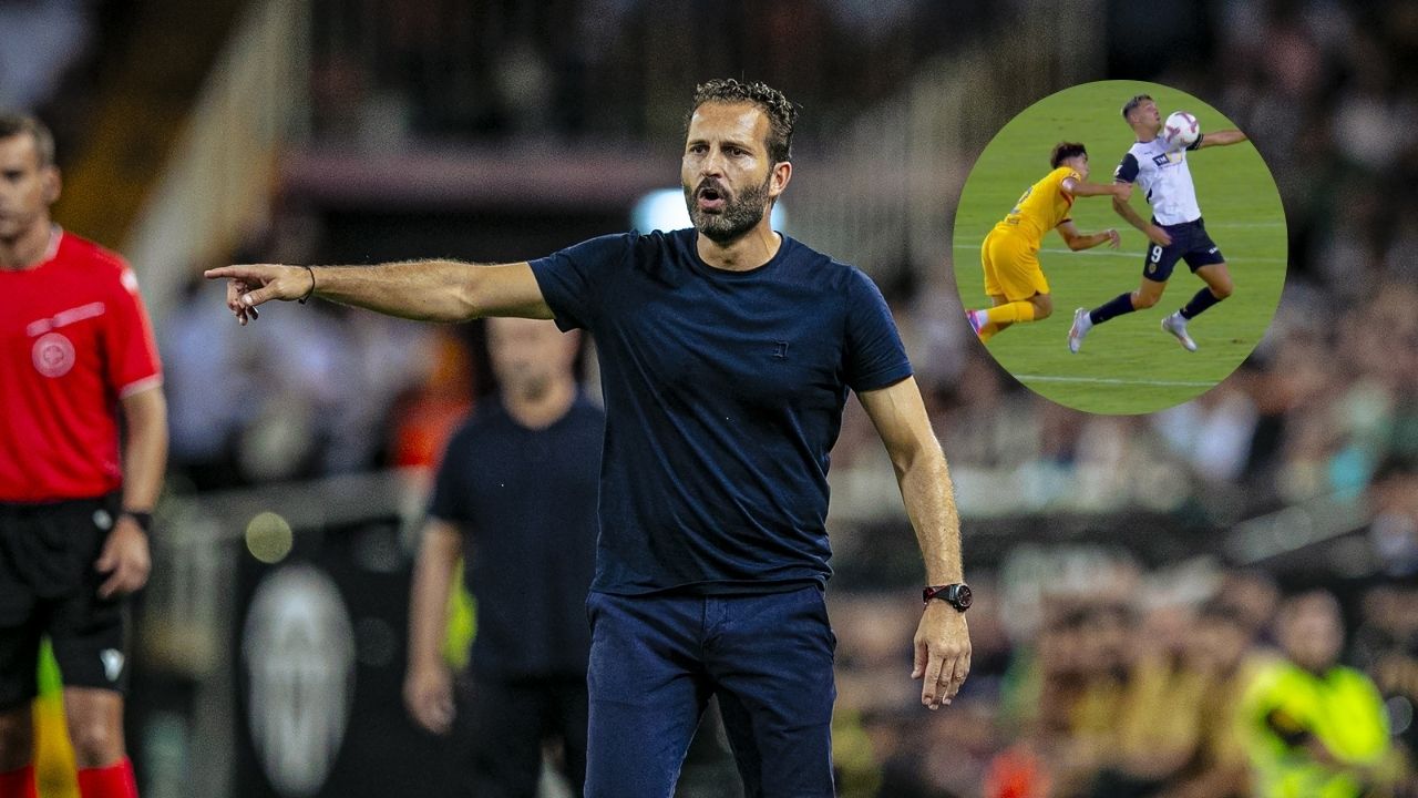 Entrenador del Valencia se queja del arbitraje del duelo vs Barcelona