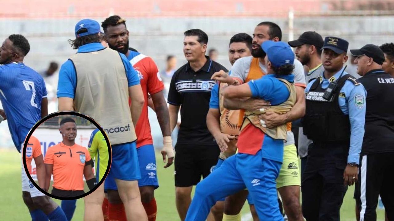 Árbitro que se peleó con Troglio cumple sueño en primera división de Honduras