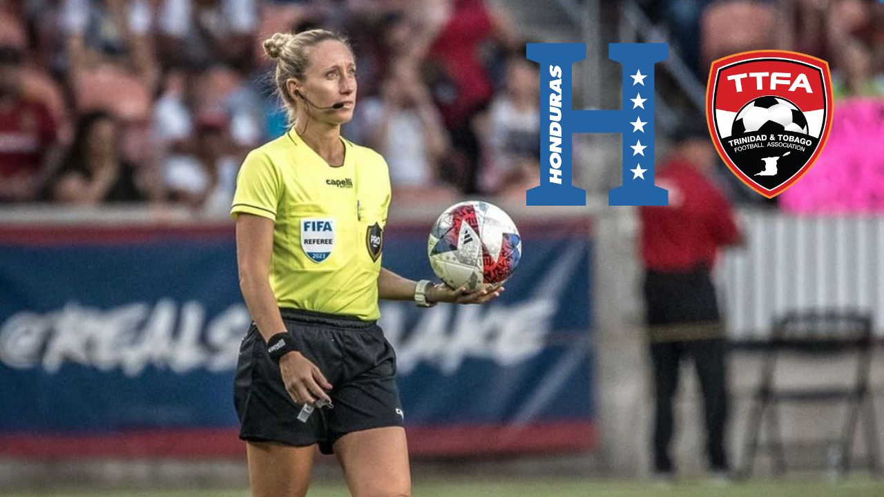 El duelo de Honduras vs Trinidad y Tobago será arbitrado por una mujer