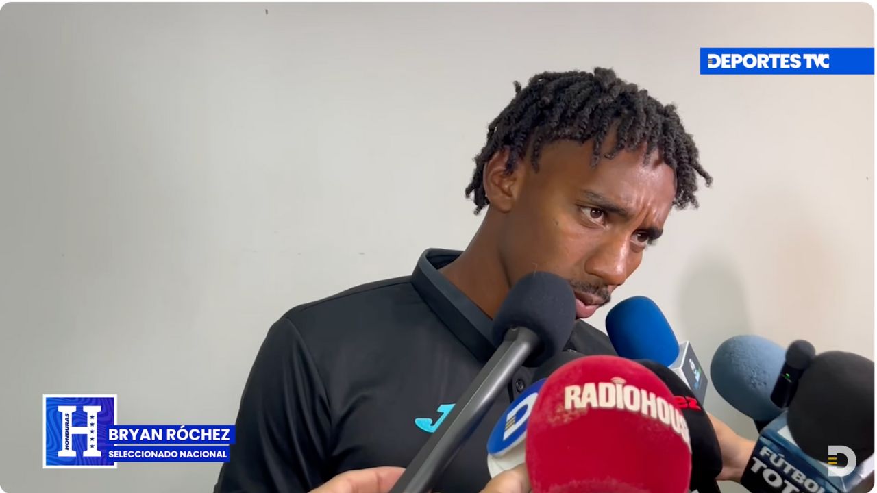 Bryan Róchez le deja mensaje a la afición de Tegucigalpa tras partido vs Trinidad y Tobago