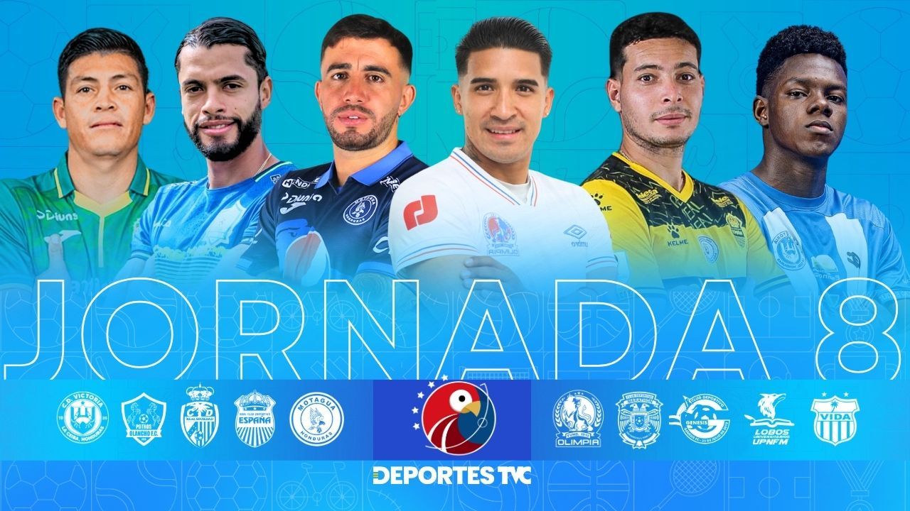Así se jugará la jornada 8 del Apertura 2024-25 de la Liga Nacional