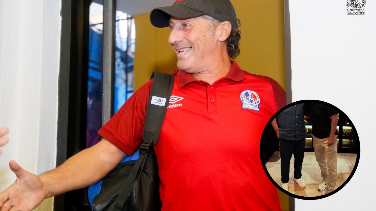 Pedro Troglio recibe visita inesperada en su restaurante en Tegucigalpa