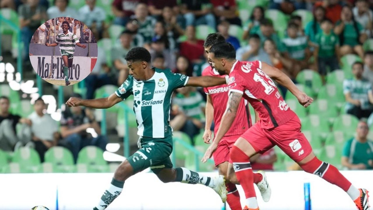 Antony Lozano recibe inesperada visita de leyenda del Olimpia en el Santos