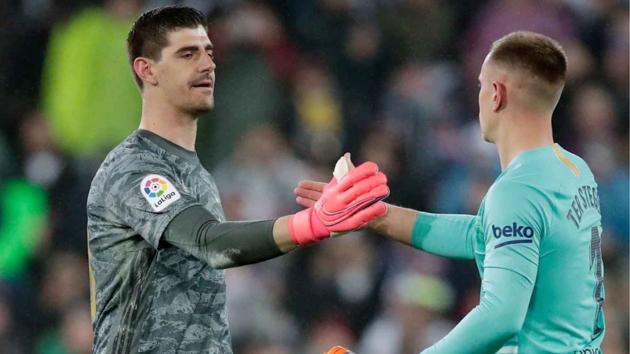 Thibaut Courtois se luce con tremendo gesto para Ter Stegen tras su grave lesión