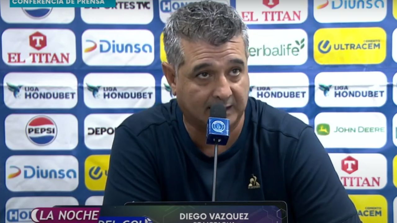 Diego Vazquez explica lo que provocó la derrota de Motagua en el clásico vs Marathón