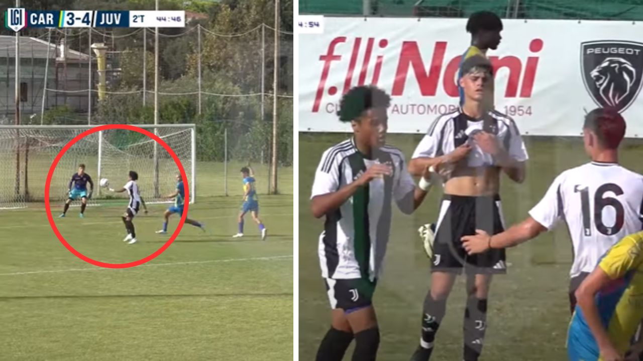 Hijo de David Suazo marca golazo con la Juventus en Italia