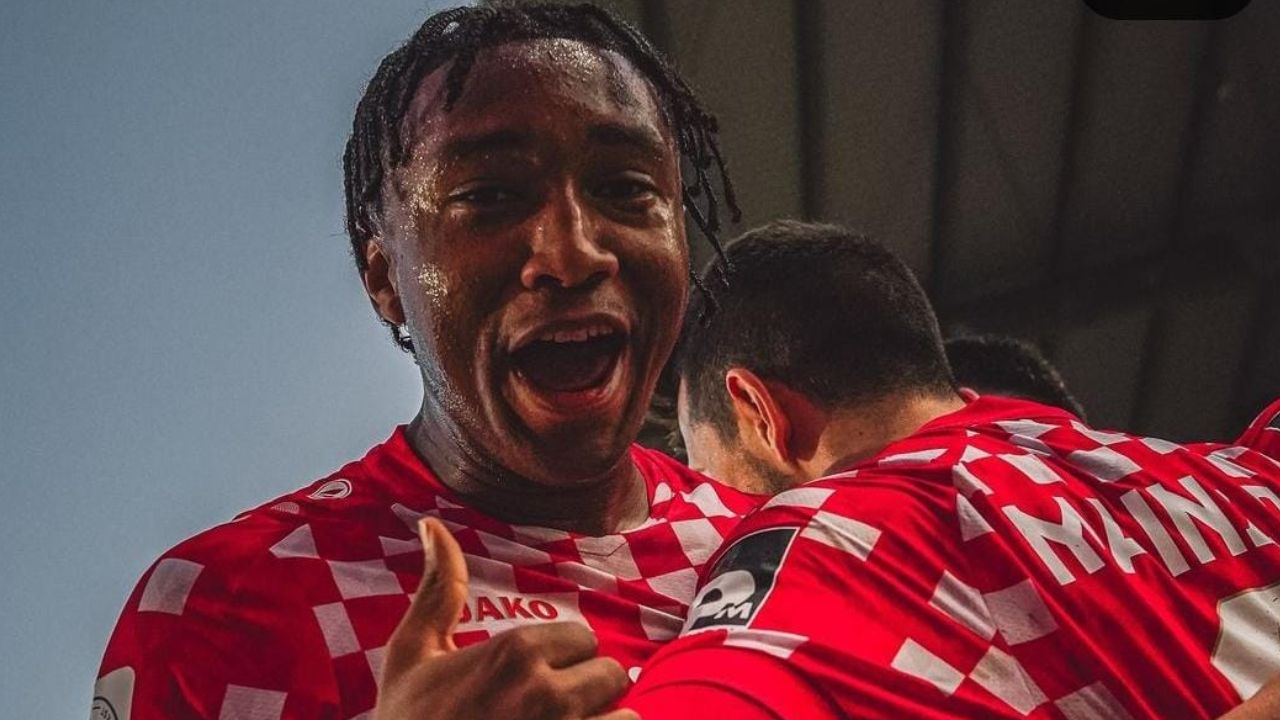 Nayrobi Vargas da asistencia en Victoria del Mainz 05 II de Alemania