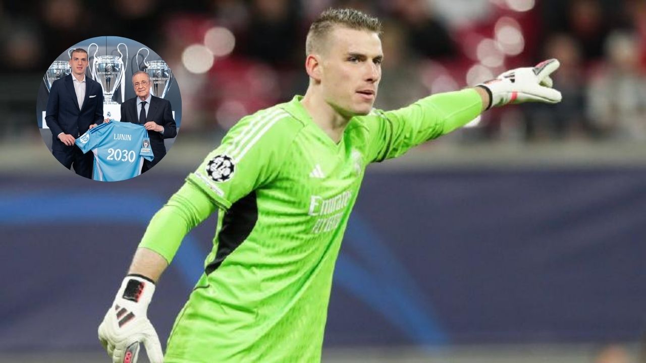 Real Madrid renueva al portero Andriy Lunin hasta 2030