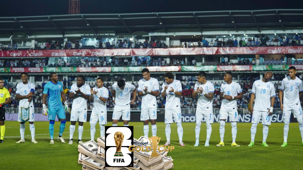 El millonario premio que recibirá Honduras si clasifica a la Copa Oro y al Mundial